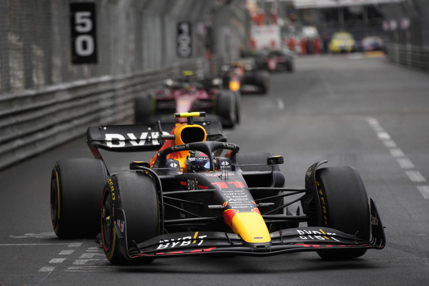 Red Bulli sõitja, Monaco GP võidumees Sergio Perez.