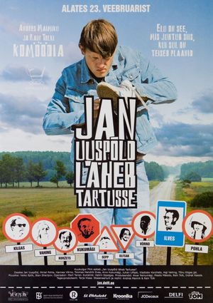Filmi «Jan Uuspõld läheb Tartusse» reklaamplakat.