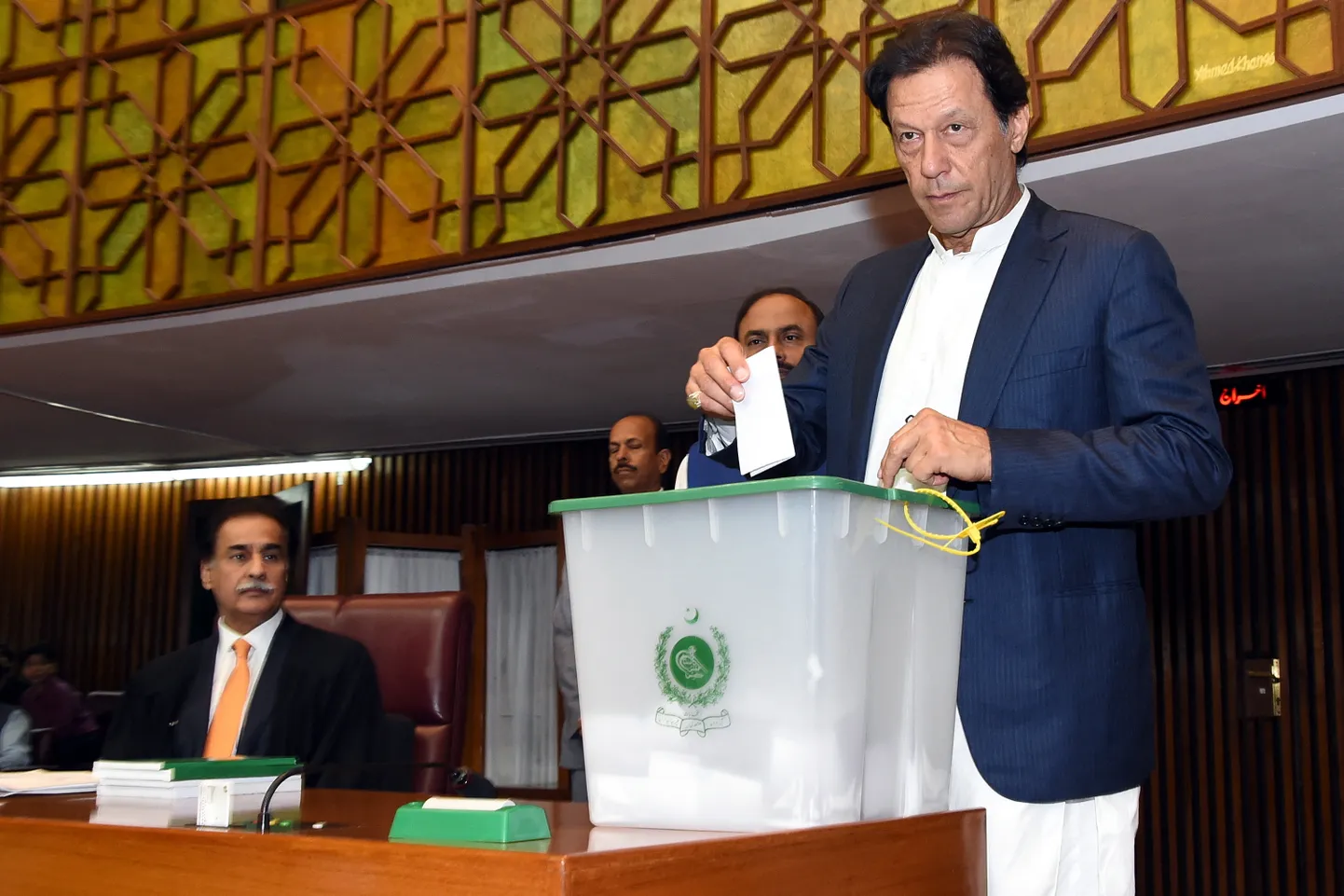 Pakistani peaminister Imran Khan.