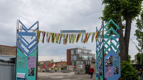 Viljandi vanalinn on hansapäevadeks ehitud