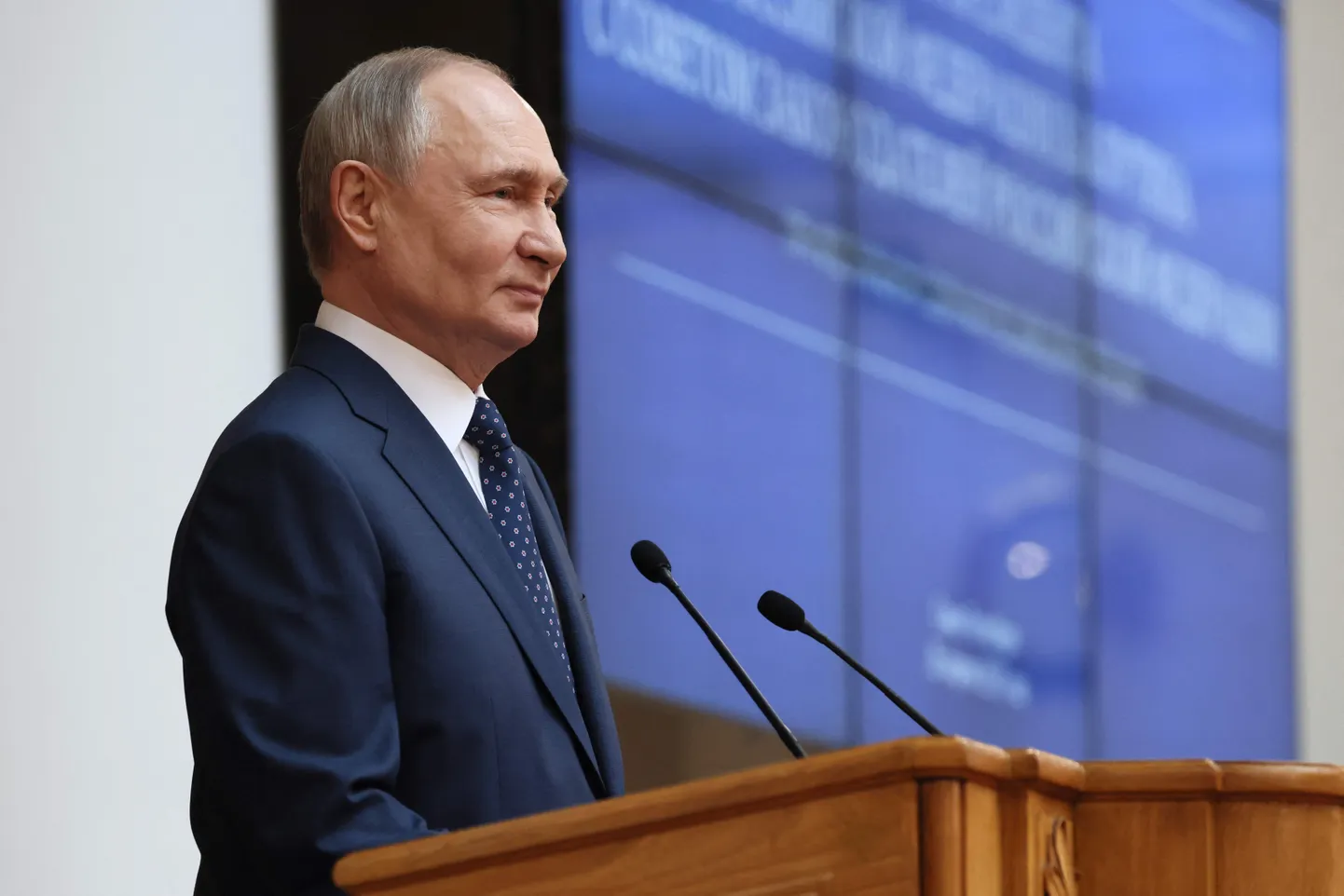 Российский диктатор Владимир Путин