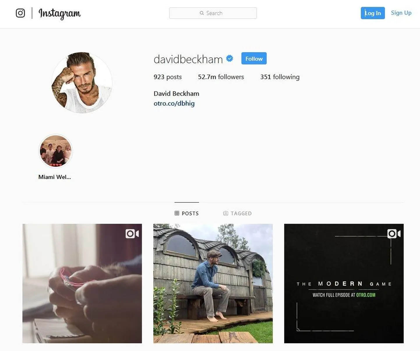 Et saada fotot David Beckhami Instagrami seinale, tuleks maksta 300 000 eurot. Leie iglusaunade valmistaja sai pildi tasuta.