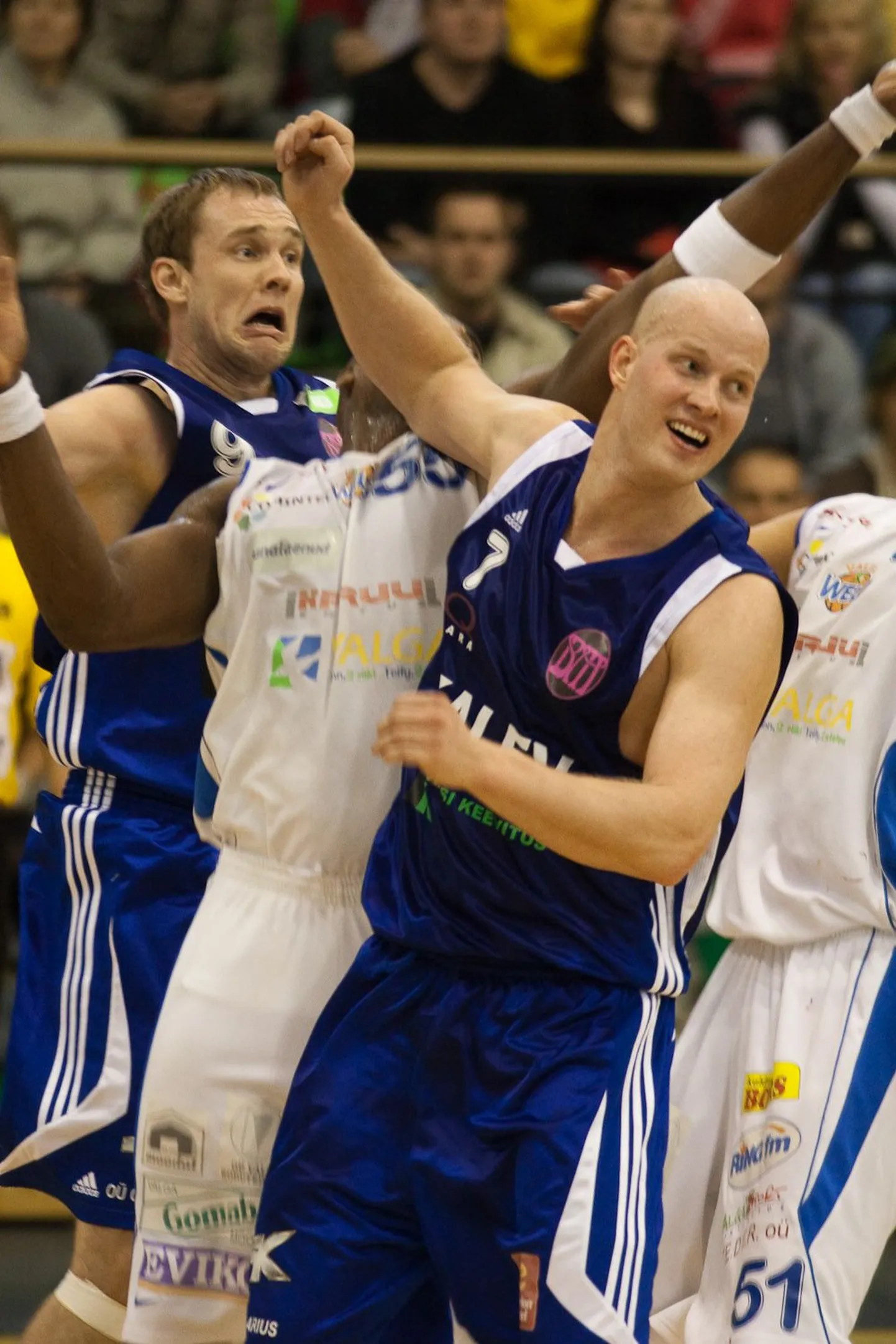KK Valga vs Tallinna Kalev. Esiplaanil Ardo Ärmpalu.