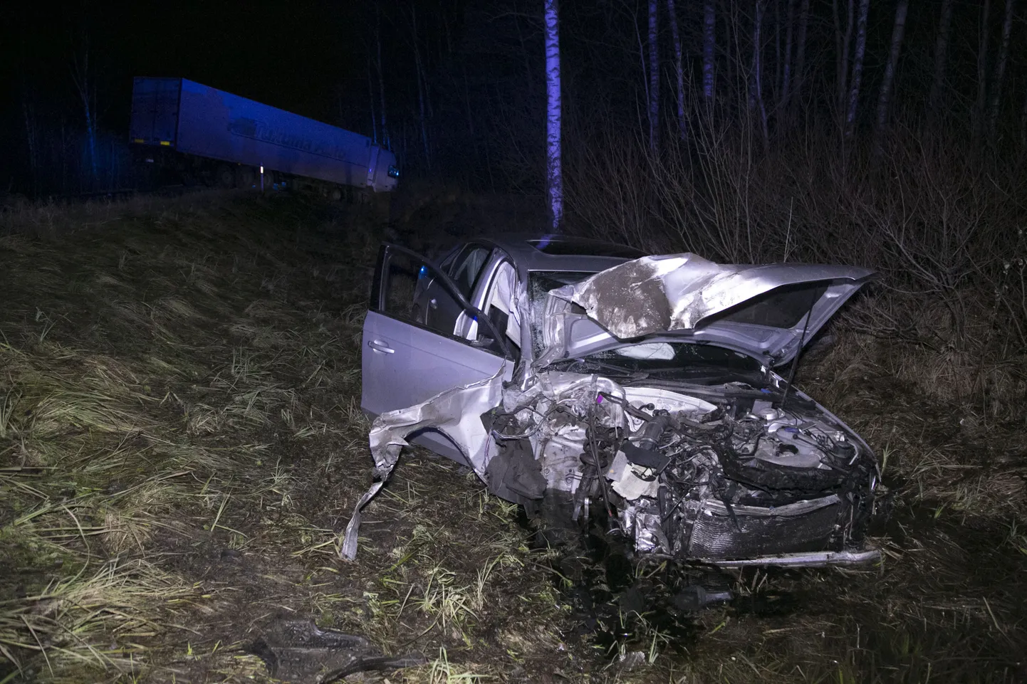 Avarii Harjumaal Pärnu maanteel
