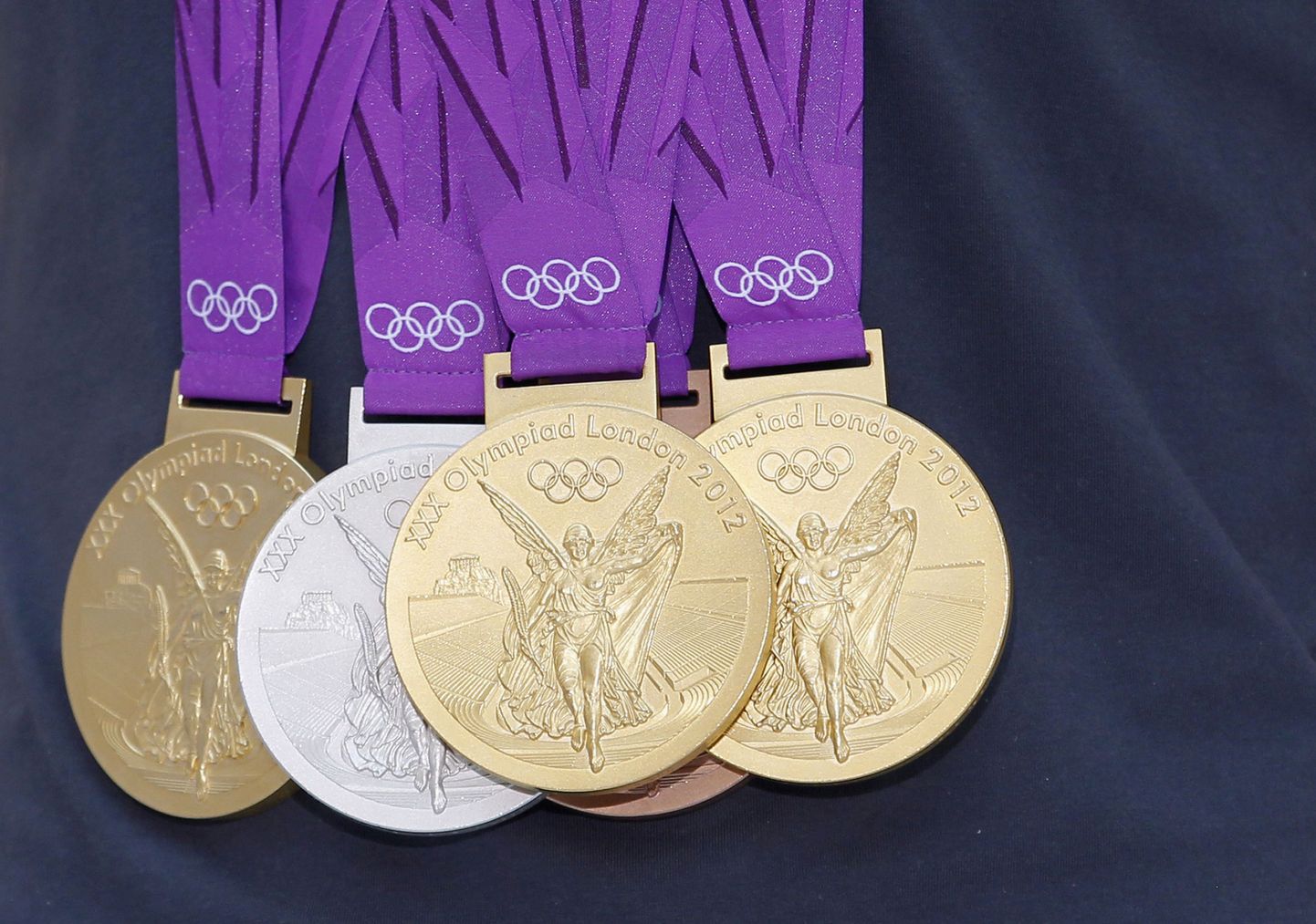 Londoni olümpiamängude medalid.