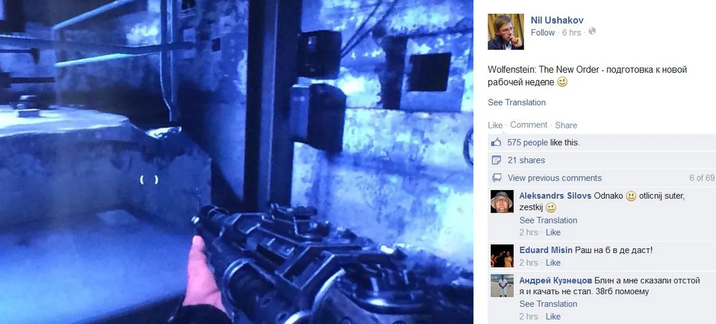 Riia linnapea Nil Ushakov valmistub töönädalaks