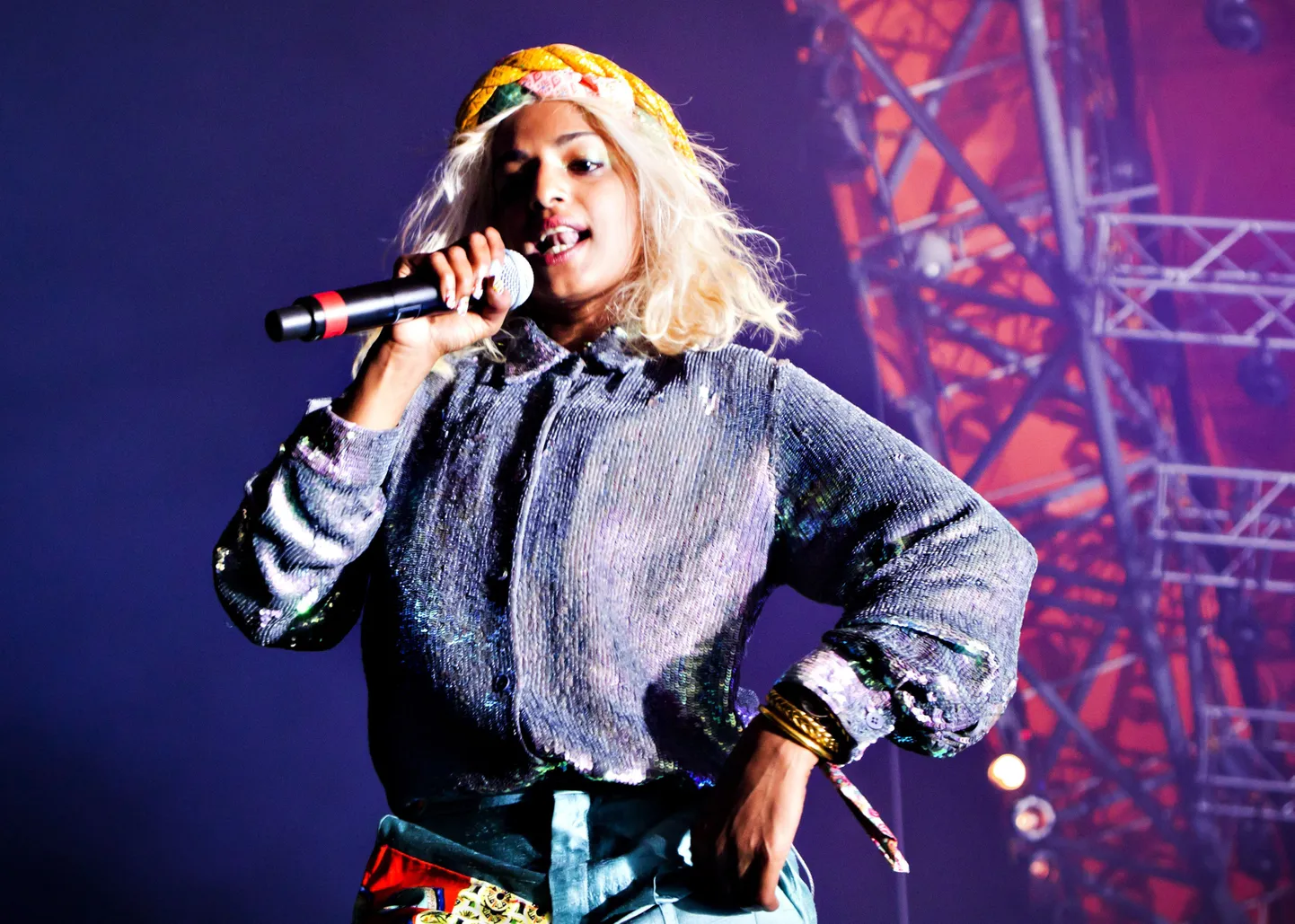 M.I.A Roskilde festivalil