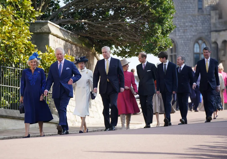 Kuninglik perekond pidas esimest ülestõusmispüha peale kuninganna Elizabeth II surma.