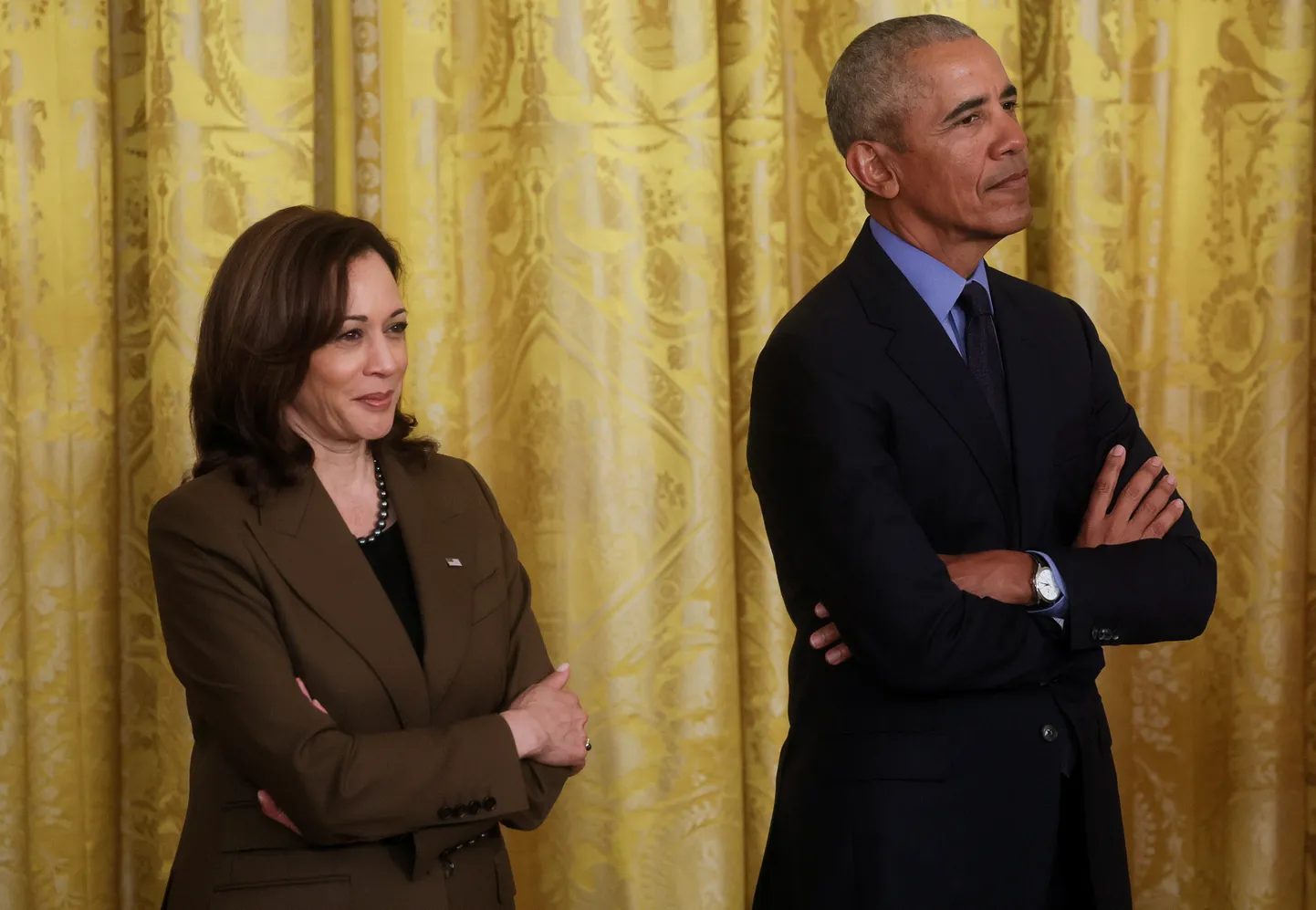 USA asepresident Kamala Harris ja endine president Barack Obama.