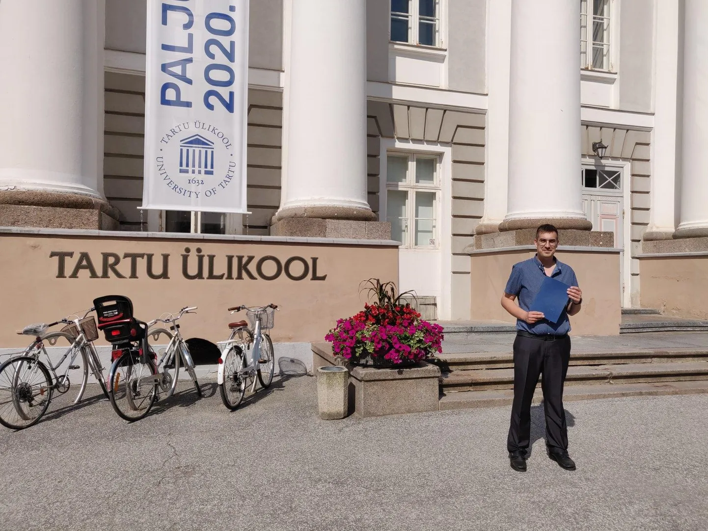 Karl Kirt omandas magistrikraadi.