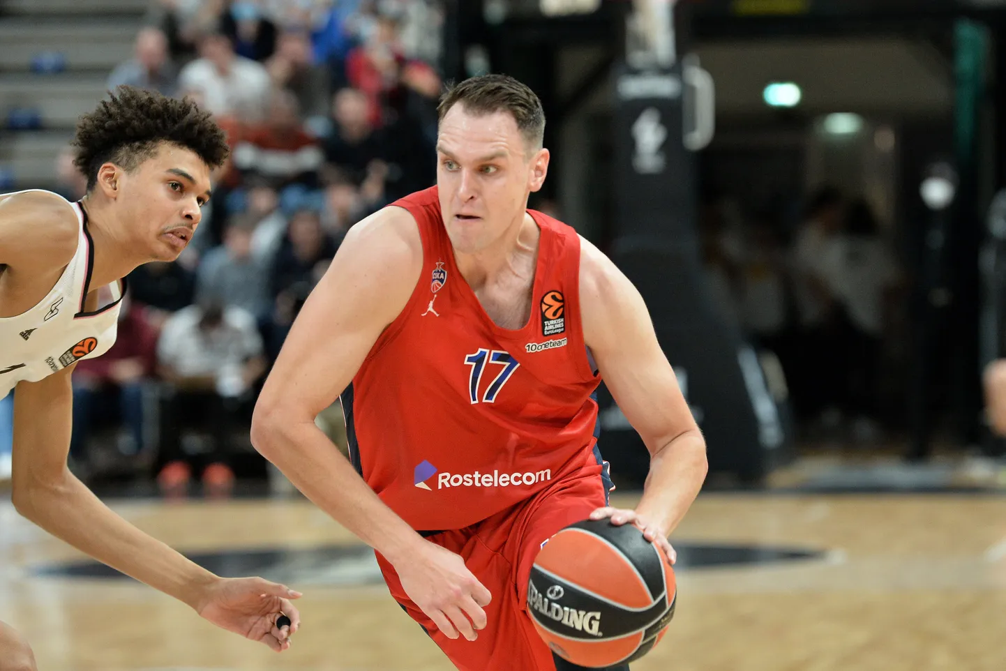 Johannes Voigtmann moscou BASKETBALL : LDLC ASVEL vs CSKA Moscou - Euroleague - 27/10/2021 FredericChambert/Panoramic PUBLICATIONxNOTxINxFRAxITAxBEL