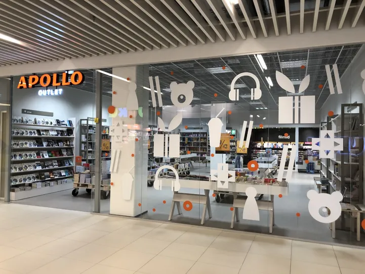 Apollo raamatukauplus avas esimese väljamüügipoe