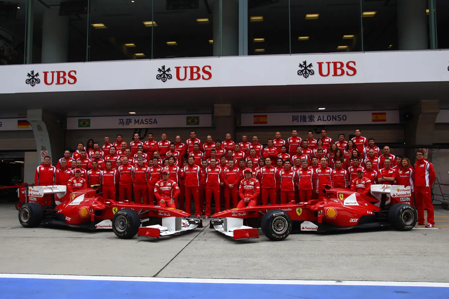 Ferrari meeskond.