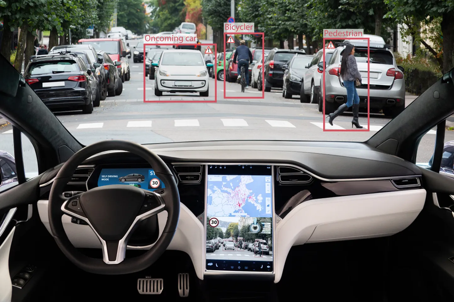 Tesla isesõitev elektriauto