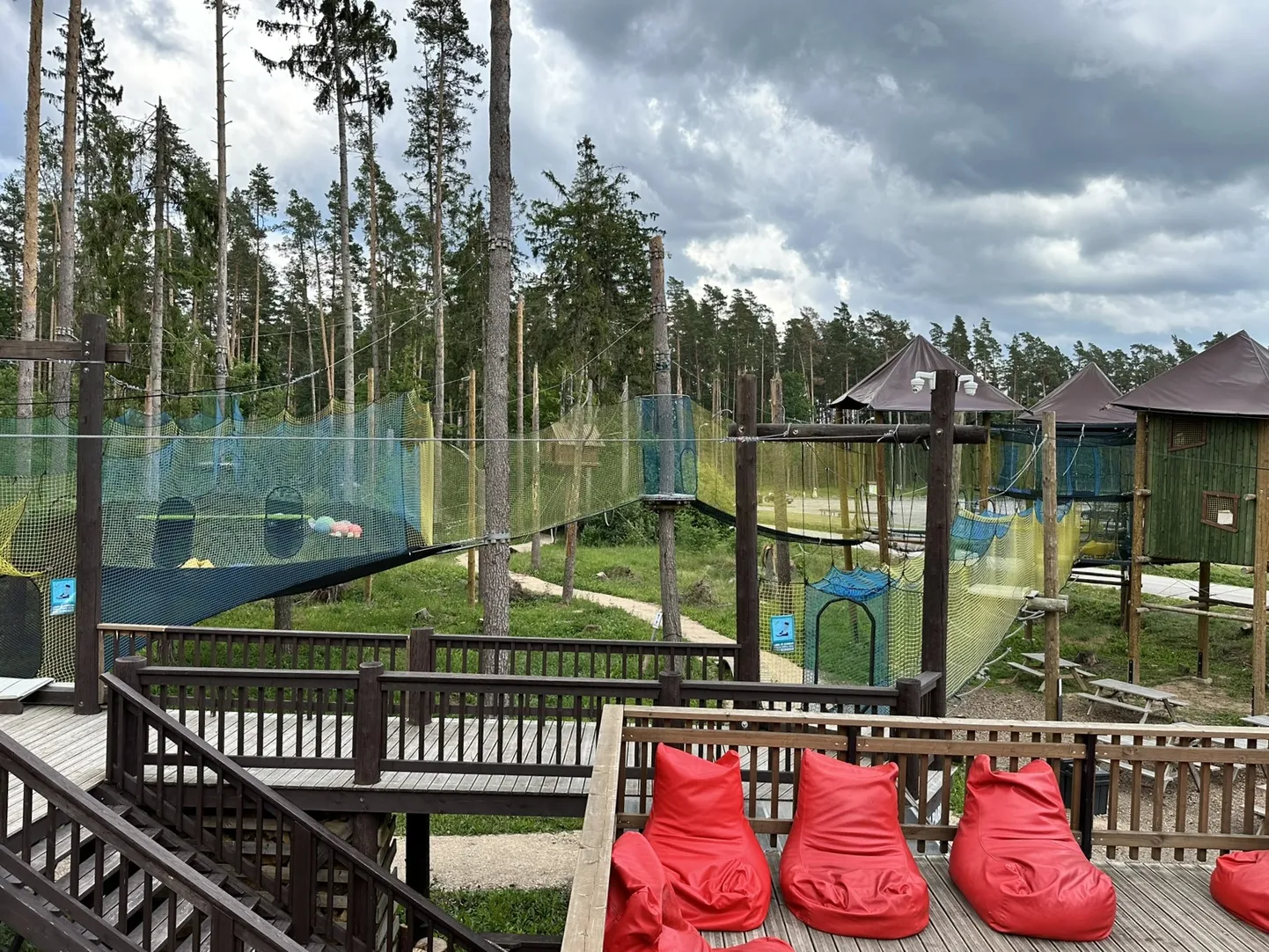 "Tērvetes tīklu parks" pēc rekonstrukcijas darbiem 2024. gada vasarā.