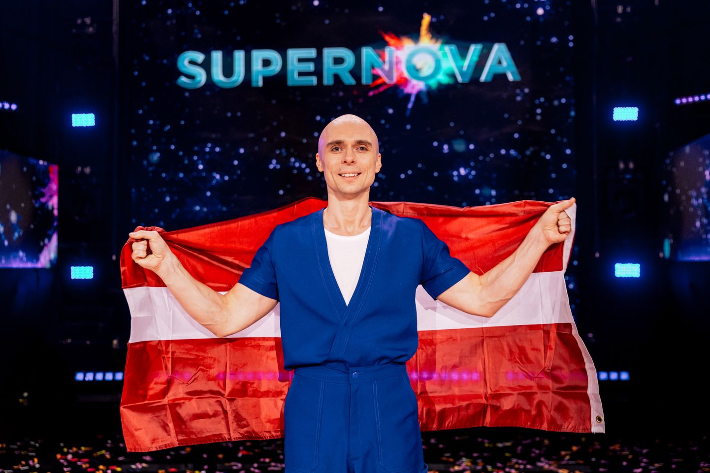 Mūziķis Dons pēc uzvaras Eirovīzijas nacionālās atlases konkursā "Supernova"