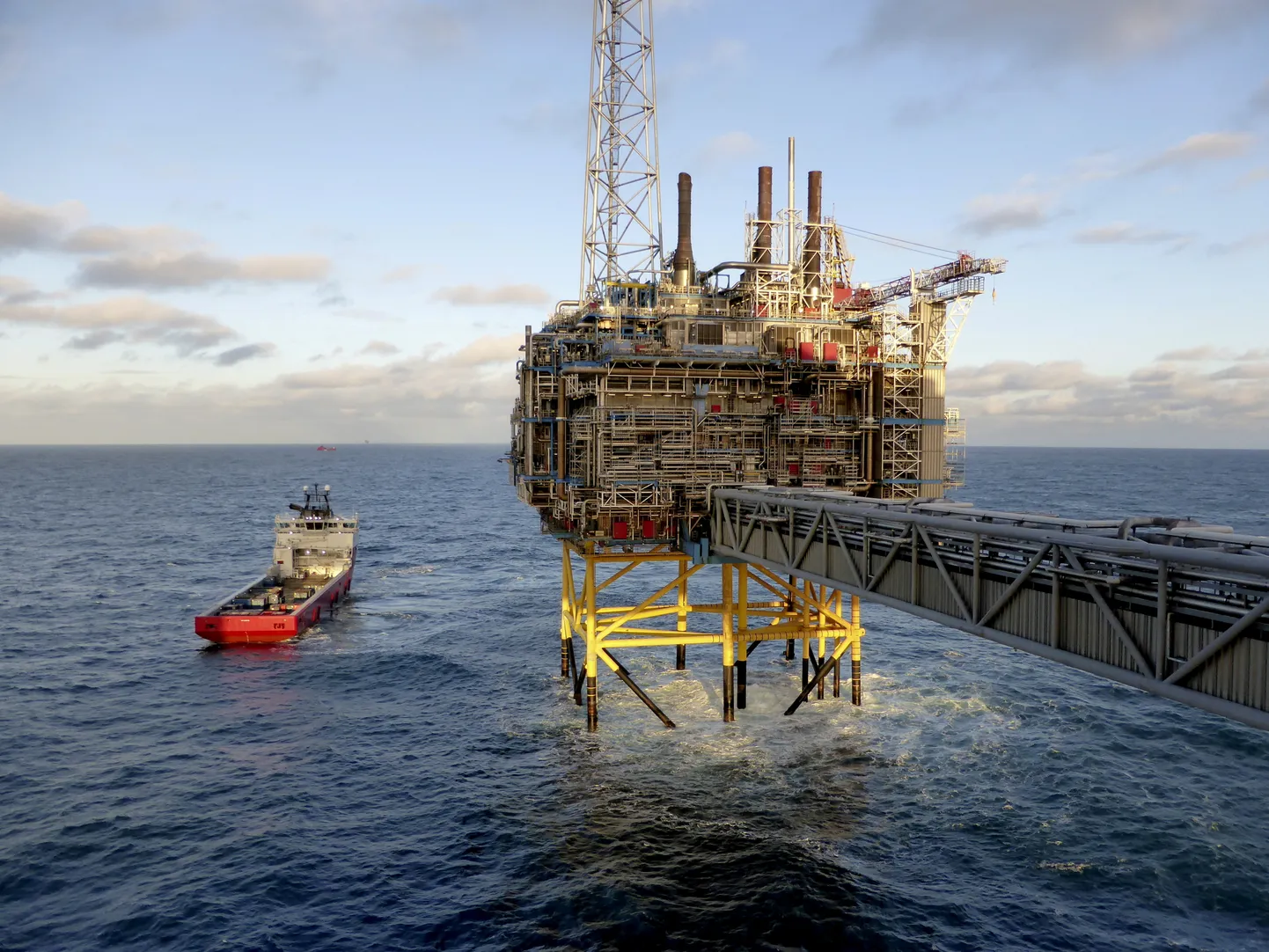 Statoili CO2 eemaldamise platvorm Sleipner T. Pilt on illustratiivne.