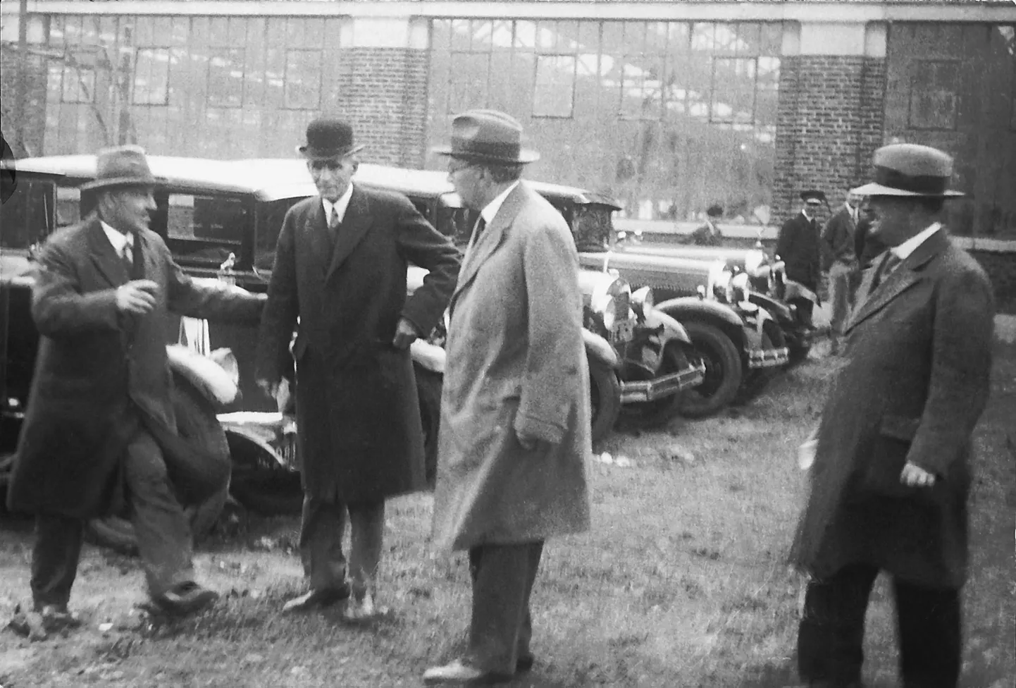 Henrijs Fords vizītē Dagenhamā ap 1928. gadu
