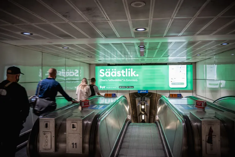Эстоноязычная реклама в лондонском метро.
