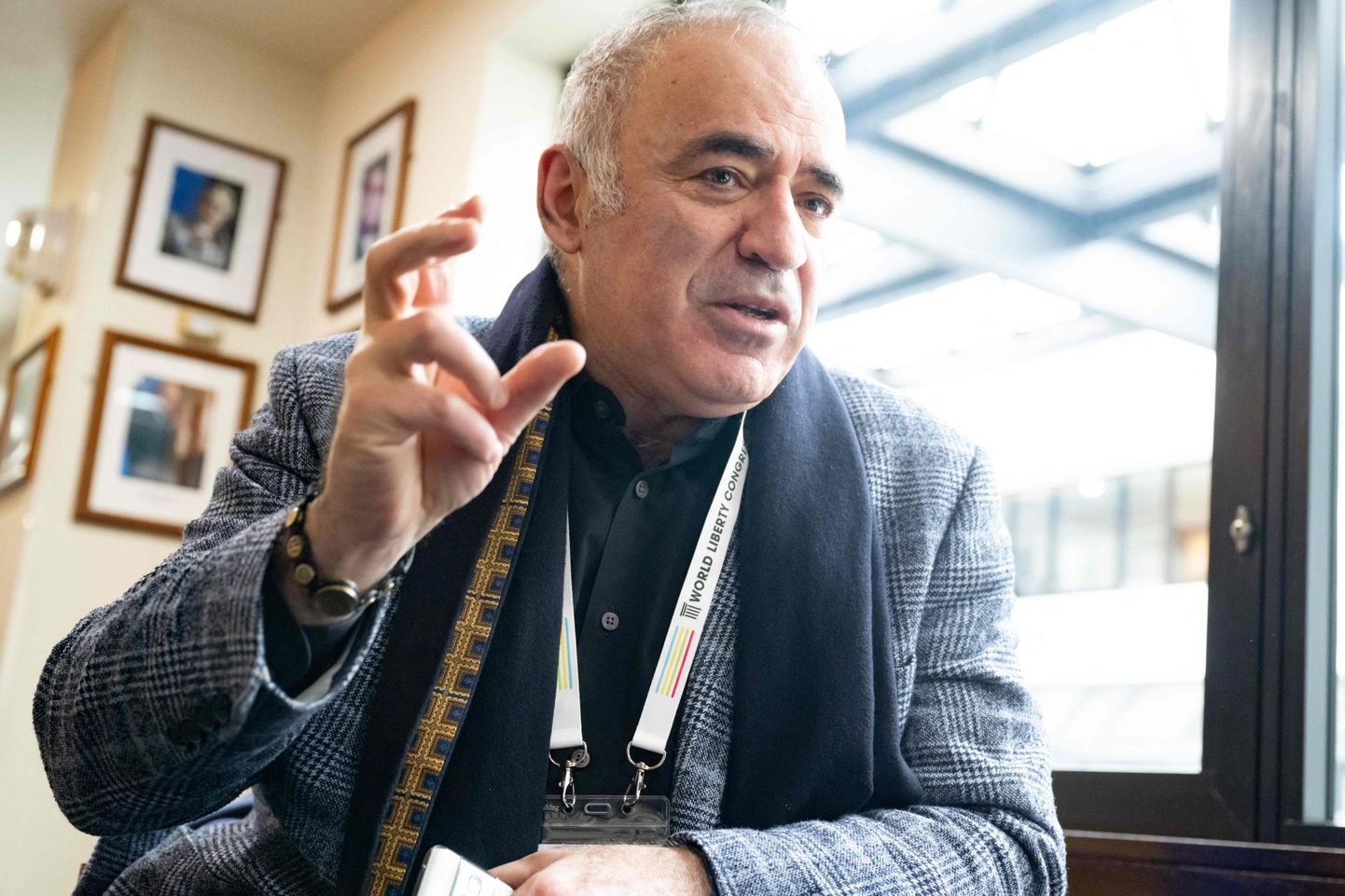 Poliitaktivist ja endine male maailmameister Garri Kasparov.