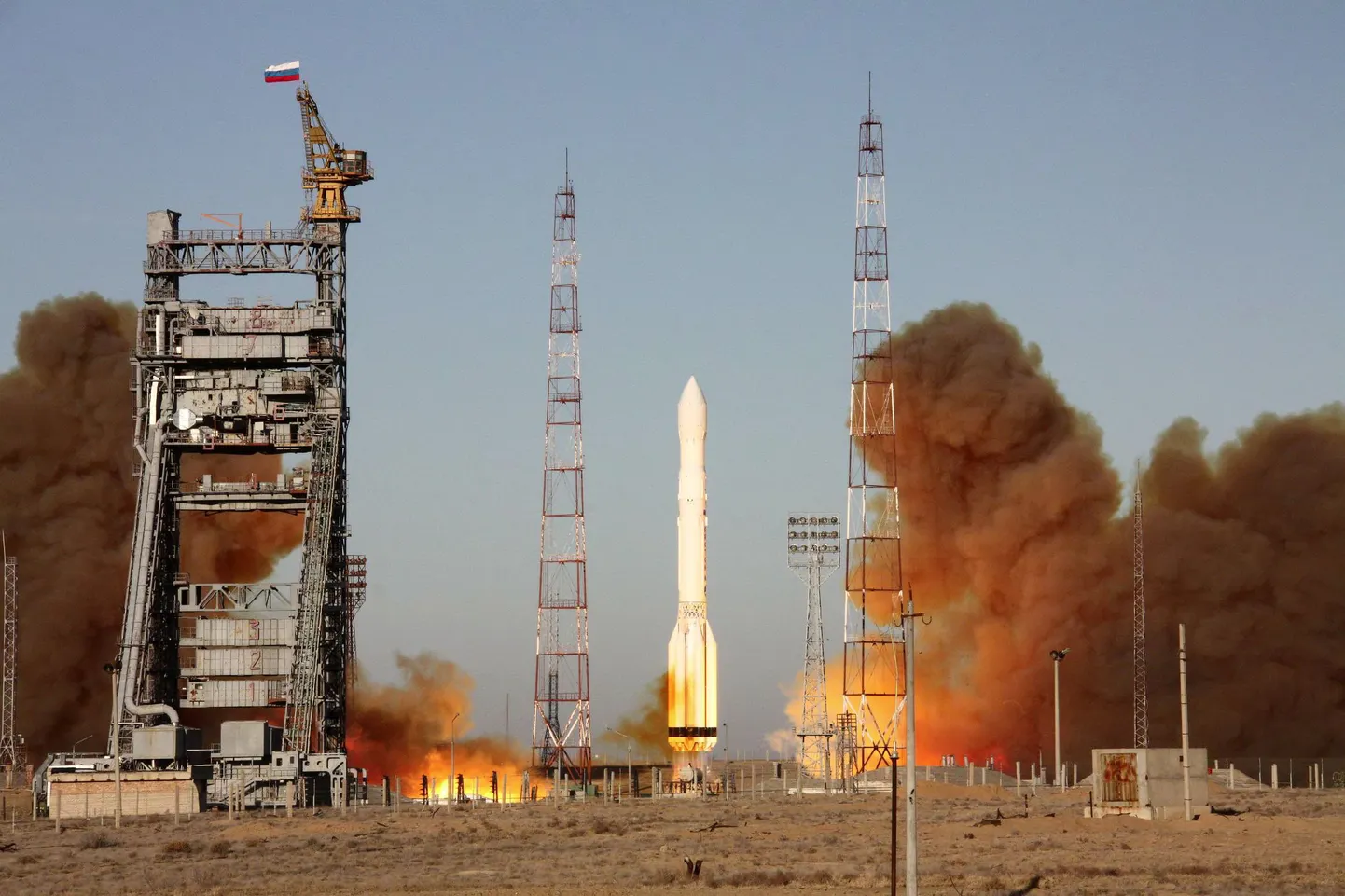 Baikonuri kosmodroom.