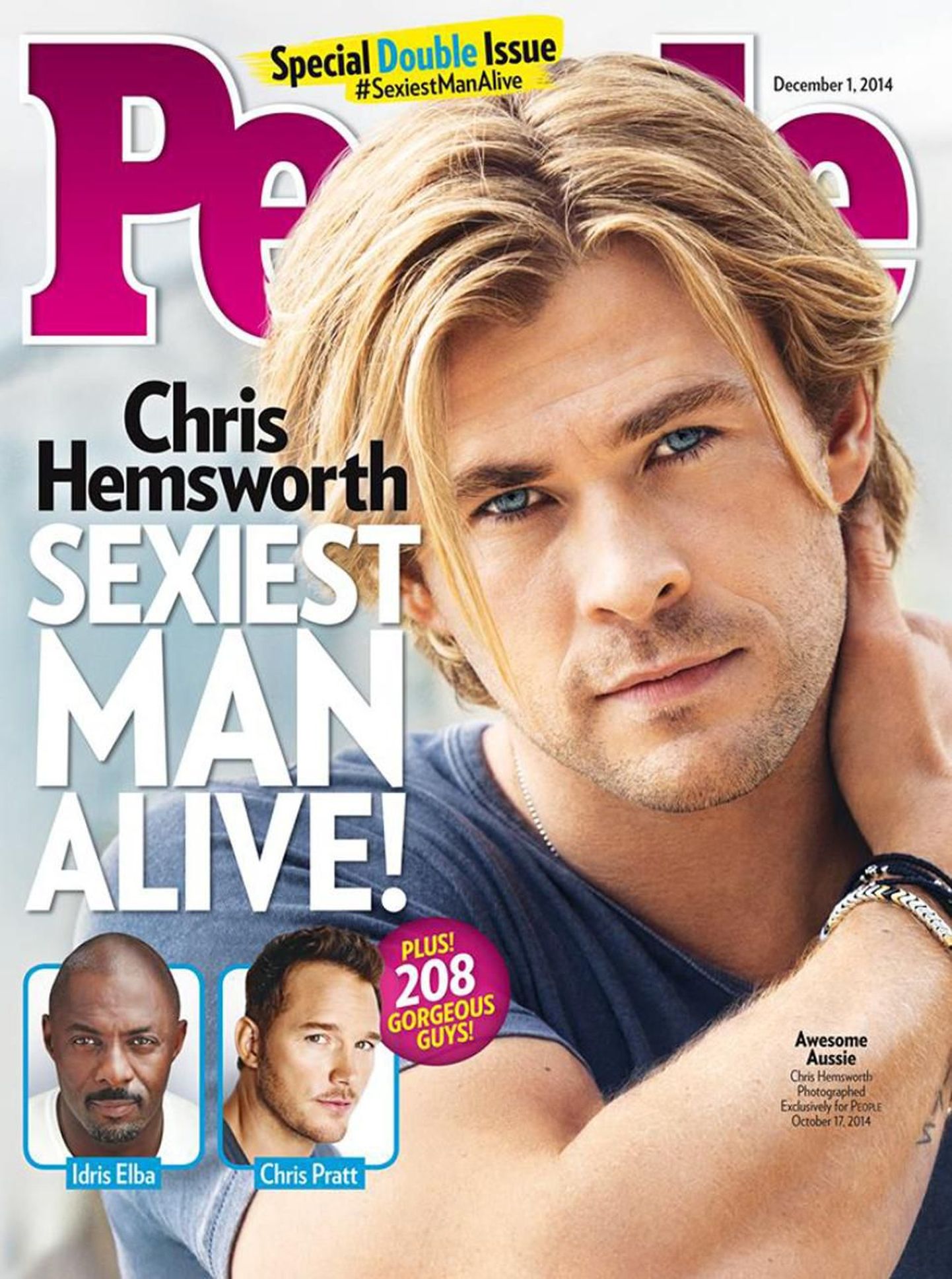 2014. aasta seksikaim mees Chris Hemsworth
