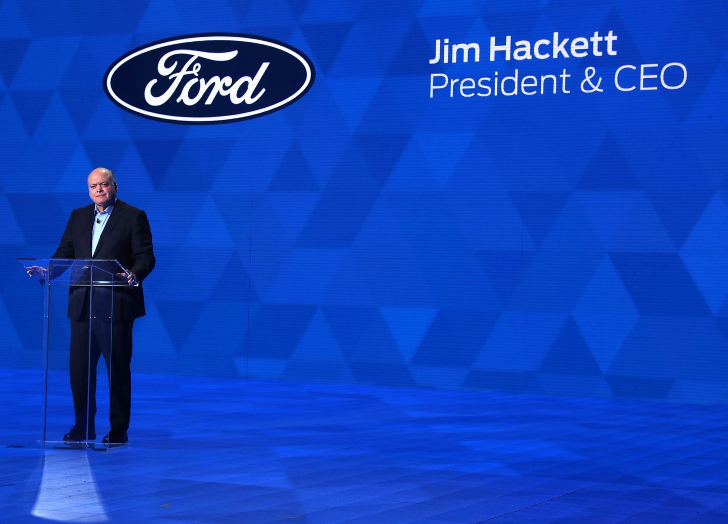 Ford prezidents Džims Hakets