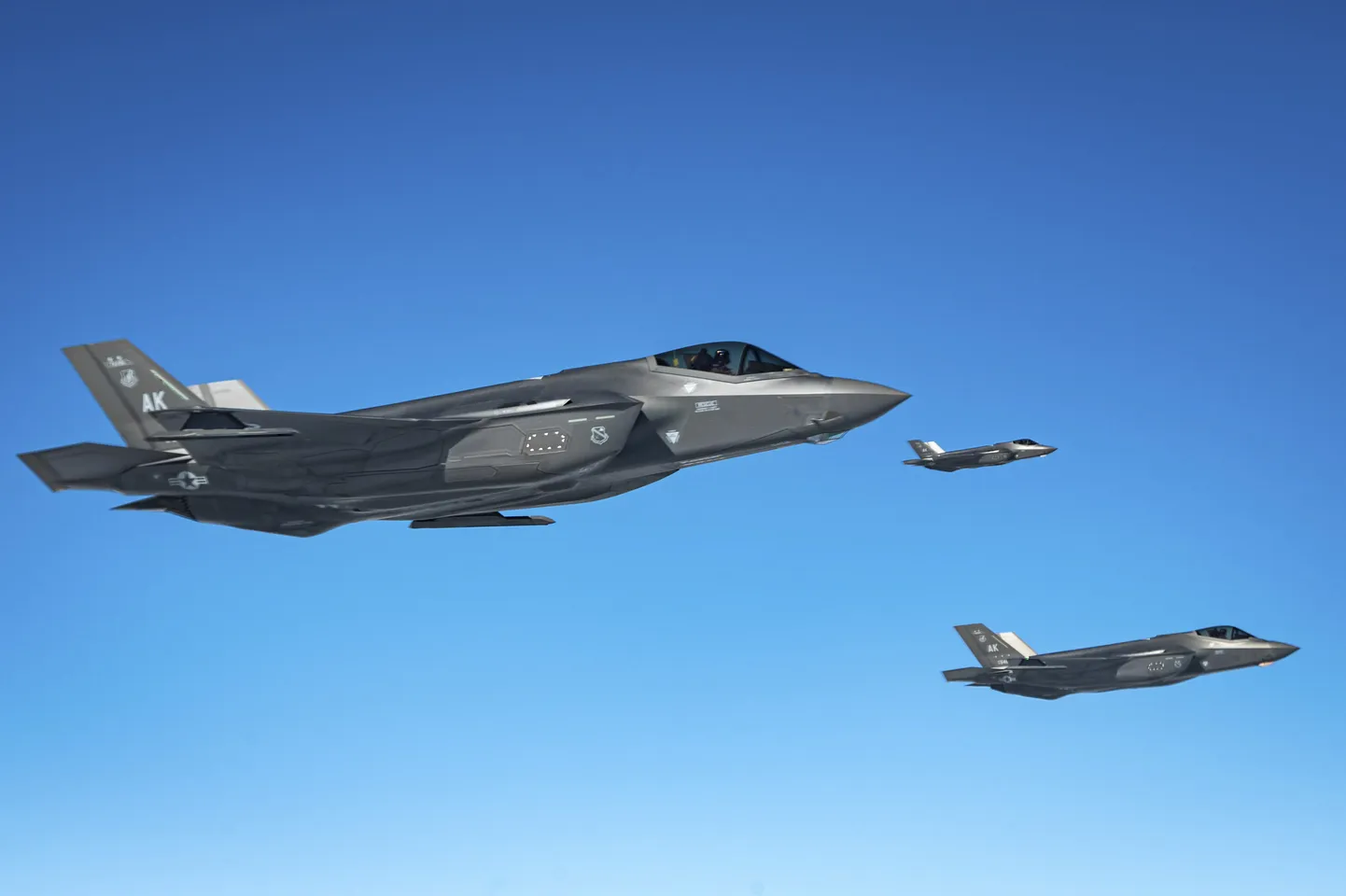 Hävitaja F-35A Lightning II. Foto on illustreeriv.
