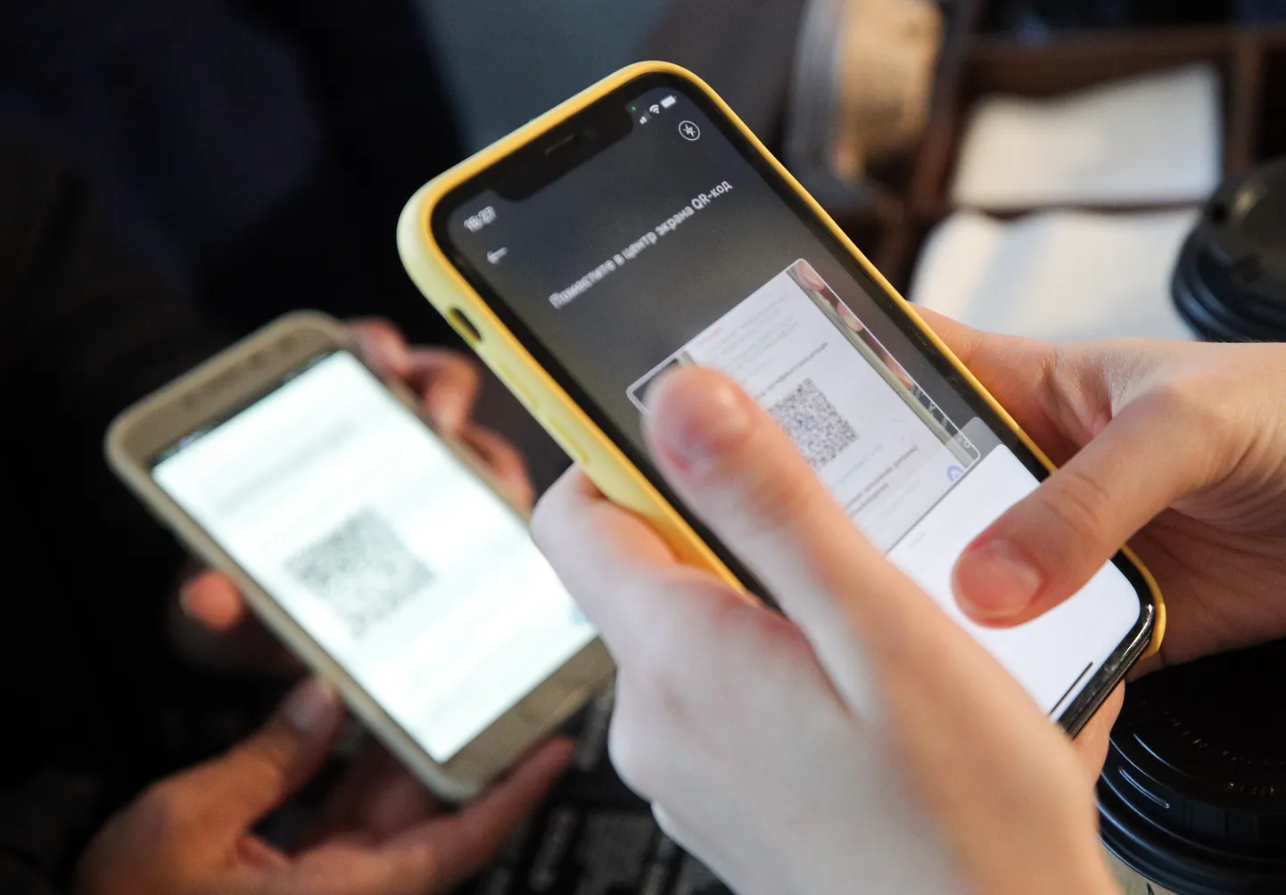 QR-koodide kontrollimine on kohustuslik enamikes Venemaa regioonides.