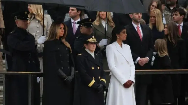 Мелания Трамп и Уша Вэнс.
