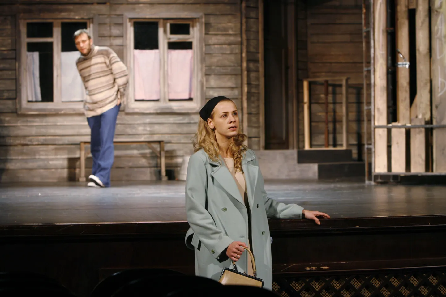 Vene teatri näidendi «Vanem poeg» proov.