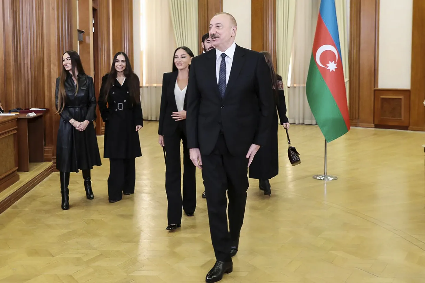 Azerbaidžānas valsts galva Ilhams Alijevs.