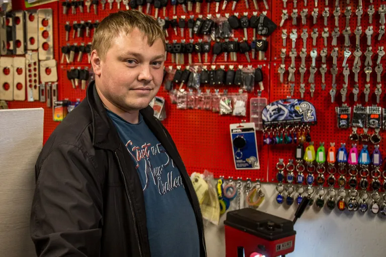 Balti jaama turul kaheksa aastat lukkude ja võtmete valmistamisega tegelenud ärimees Aivar