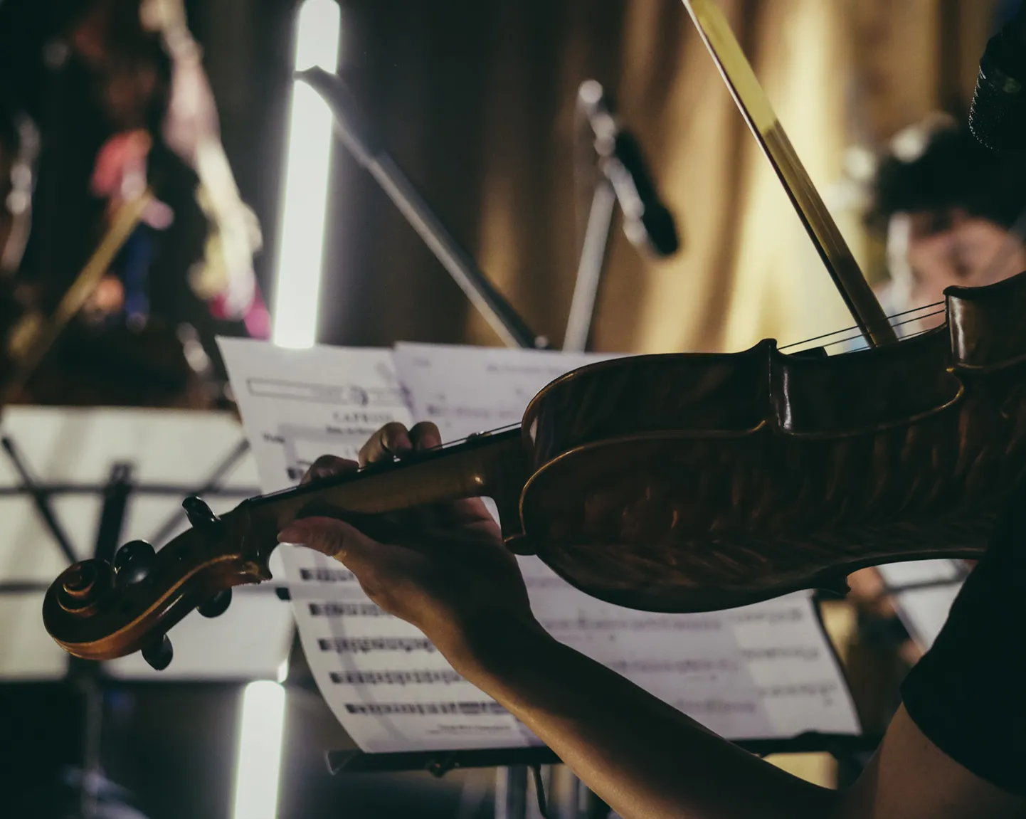 Orkester. Foto on illustreeriv.
