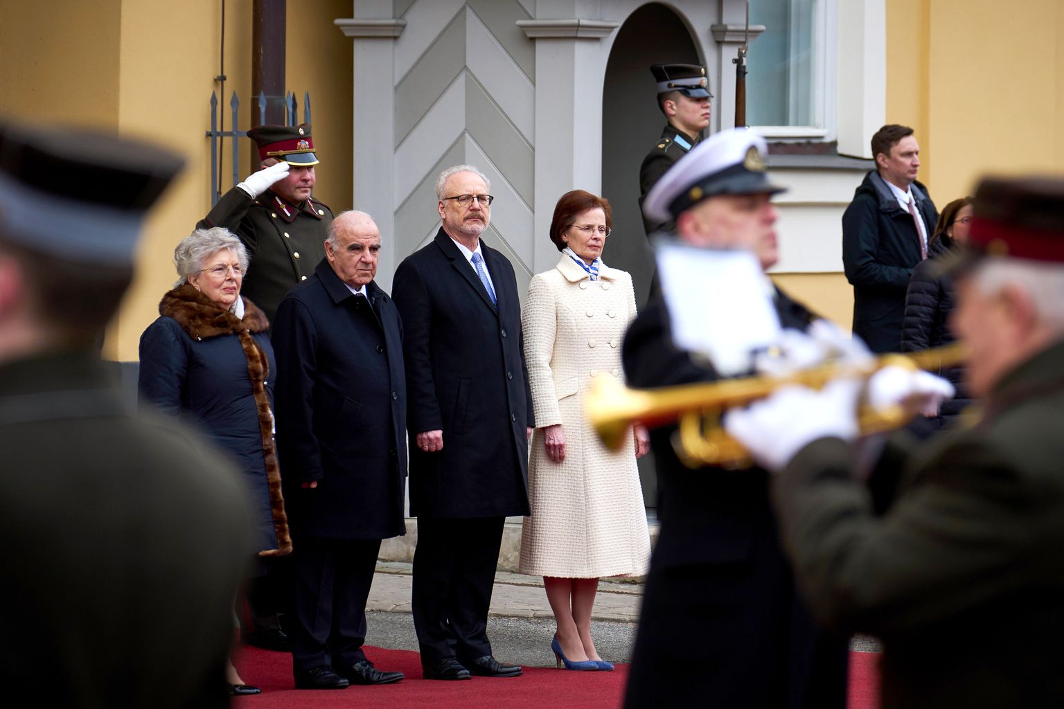 Maltas prezidents ieradies oficiālā vizītē Latvijā