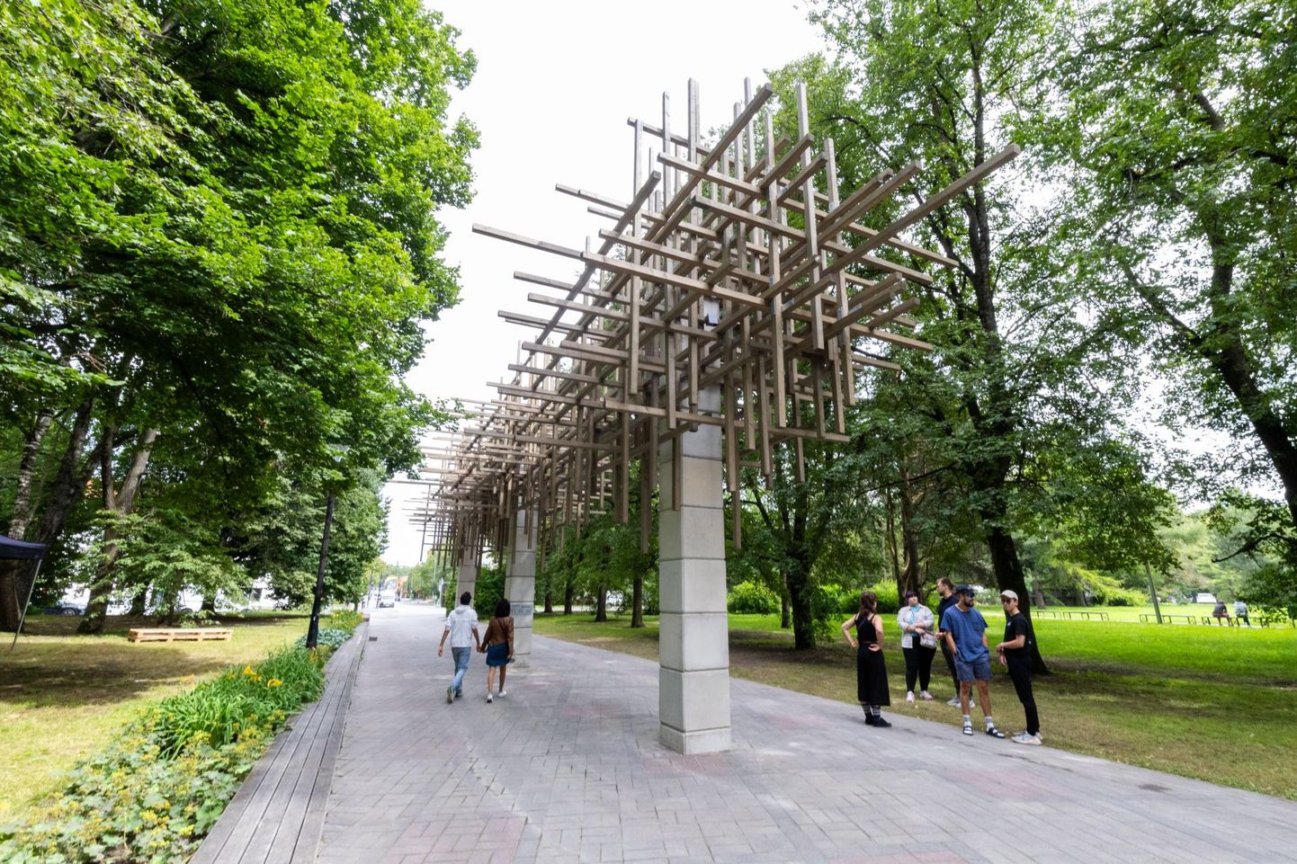 Eesti Kunstiakadeemia arhitektuuri ja linnaplaneerimise eriala tudengid ehitasid Ülejõe pargis varjualuse, mis pakub ka lindudele uusi elupaiku. See on suur samm edasi puu leiutamises.