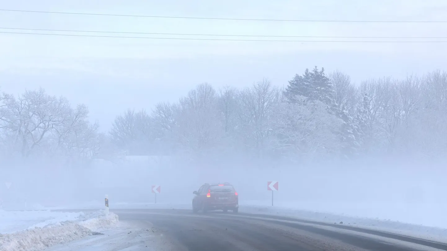Uduga tuleb liikluses olla eriti ettevaatlik.