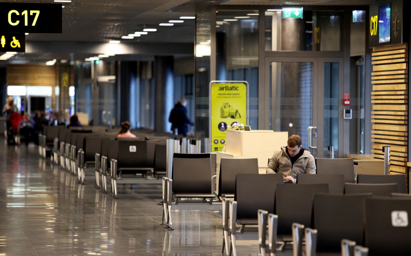 Pasažieru termināls lidostā "Rīga". 