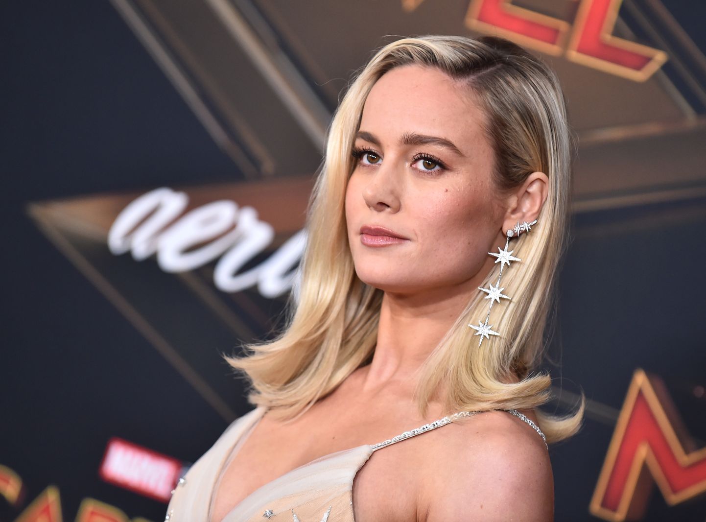 Brie Larson «Kapten Marveli» USA esilinastusel Los Angeleses 4. märtsil 2019
