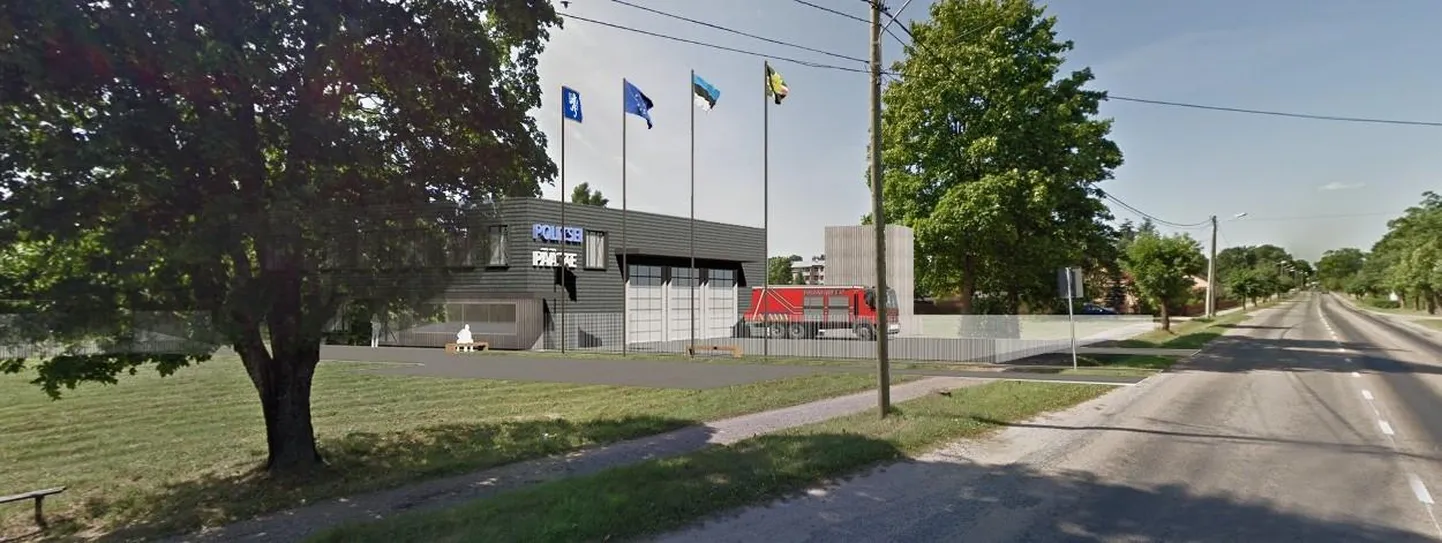 Kilingi-Nõmmet läbiva Pärnu tänava äärde plaanitav päästeameti ja politsei- ja piirivalveameti ühishoone tuleb esinduslik ja ruumikas.