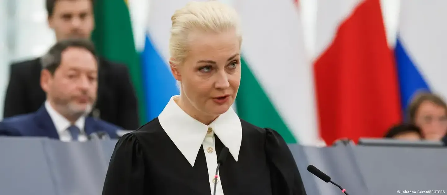 Юлия Навальная на трибуне Европарламента