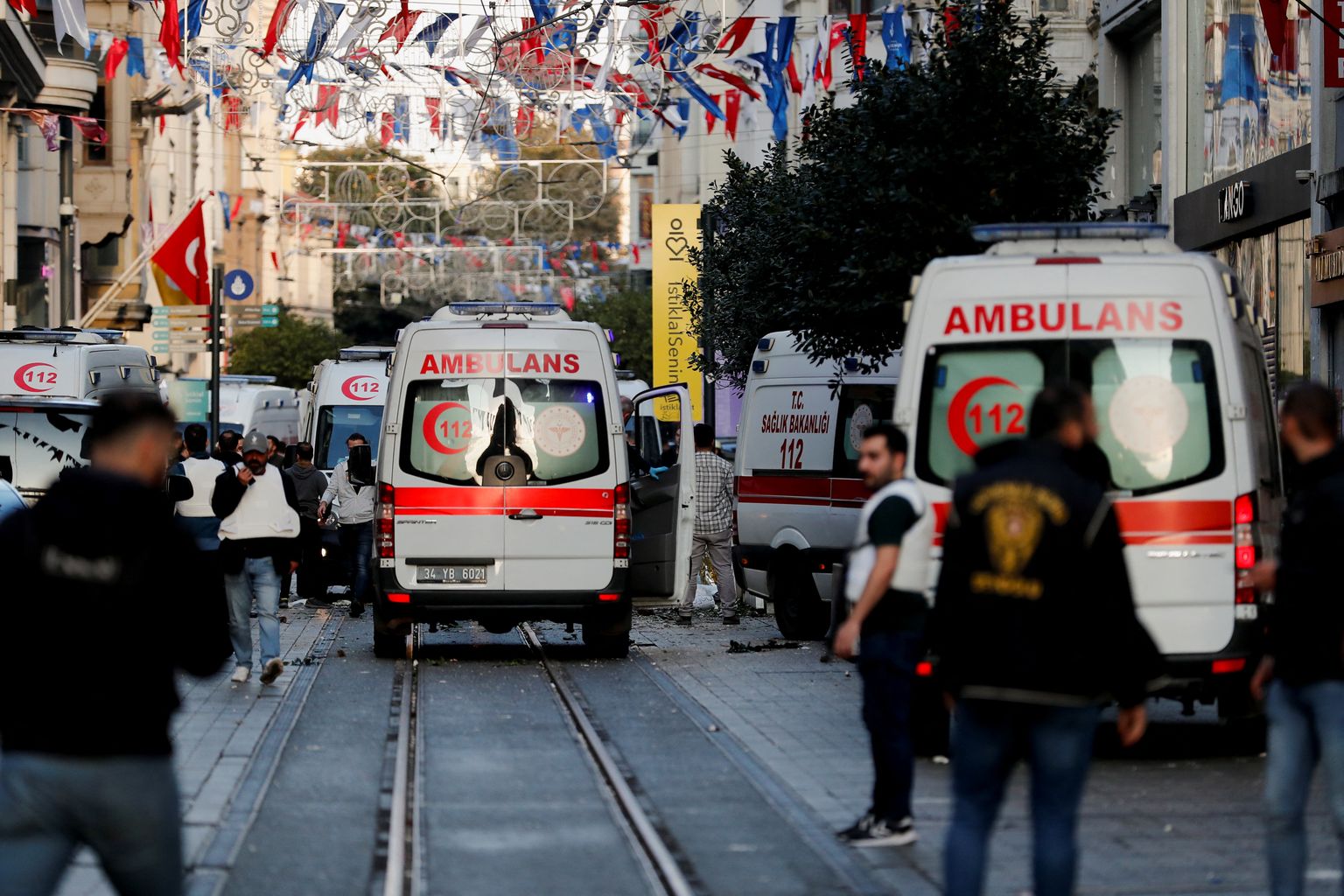 В центре Стамбула произошел взрыв.