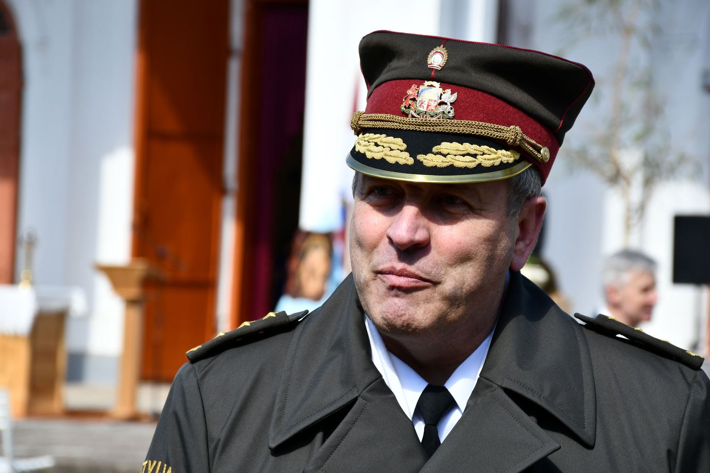 Nacionālo bruņoto spēku (NBS) komandieris Leonīds Kalniņš.
