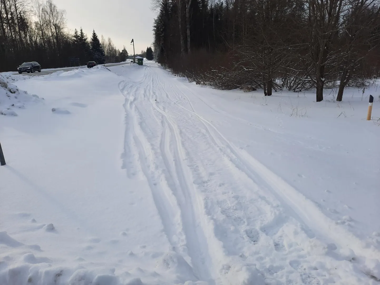 Eelmise nädala lõpus oli Valga–Tartu maantee ääres kulgev suusarada mitmest kohast kahjustatud.
