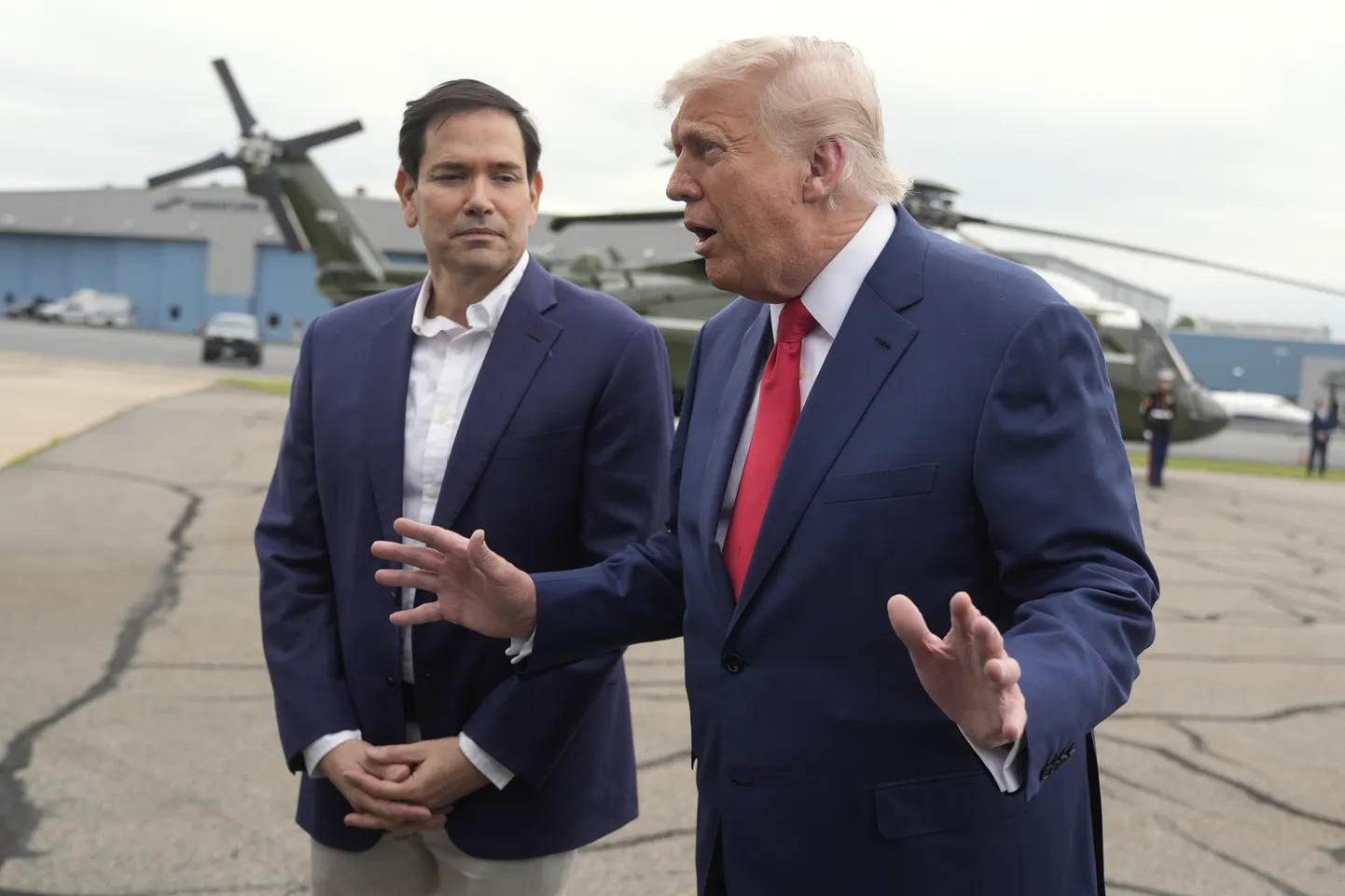 Marco Rubio ja Donald Trump Morristownis.