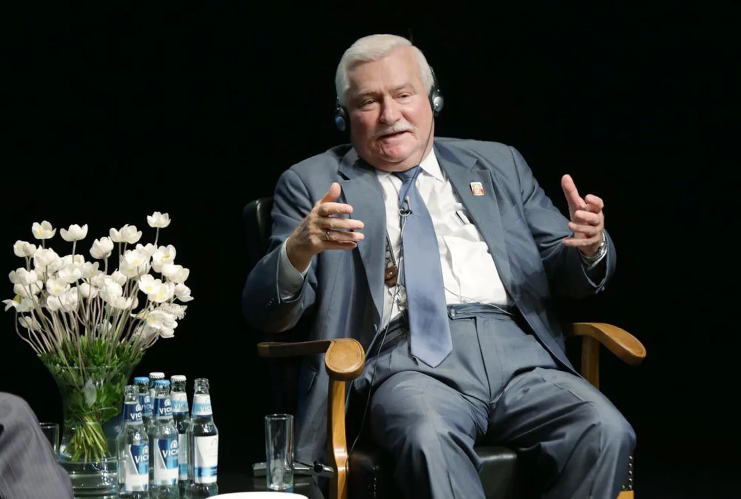 Lech Wałęsa eile Tallinnas toimunud presidendi kärajatel.