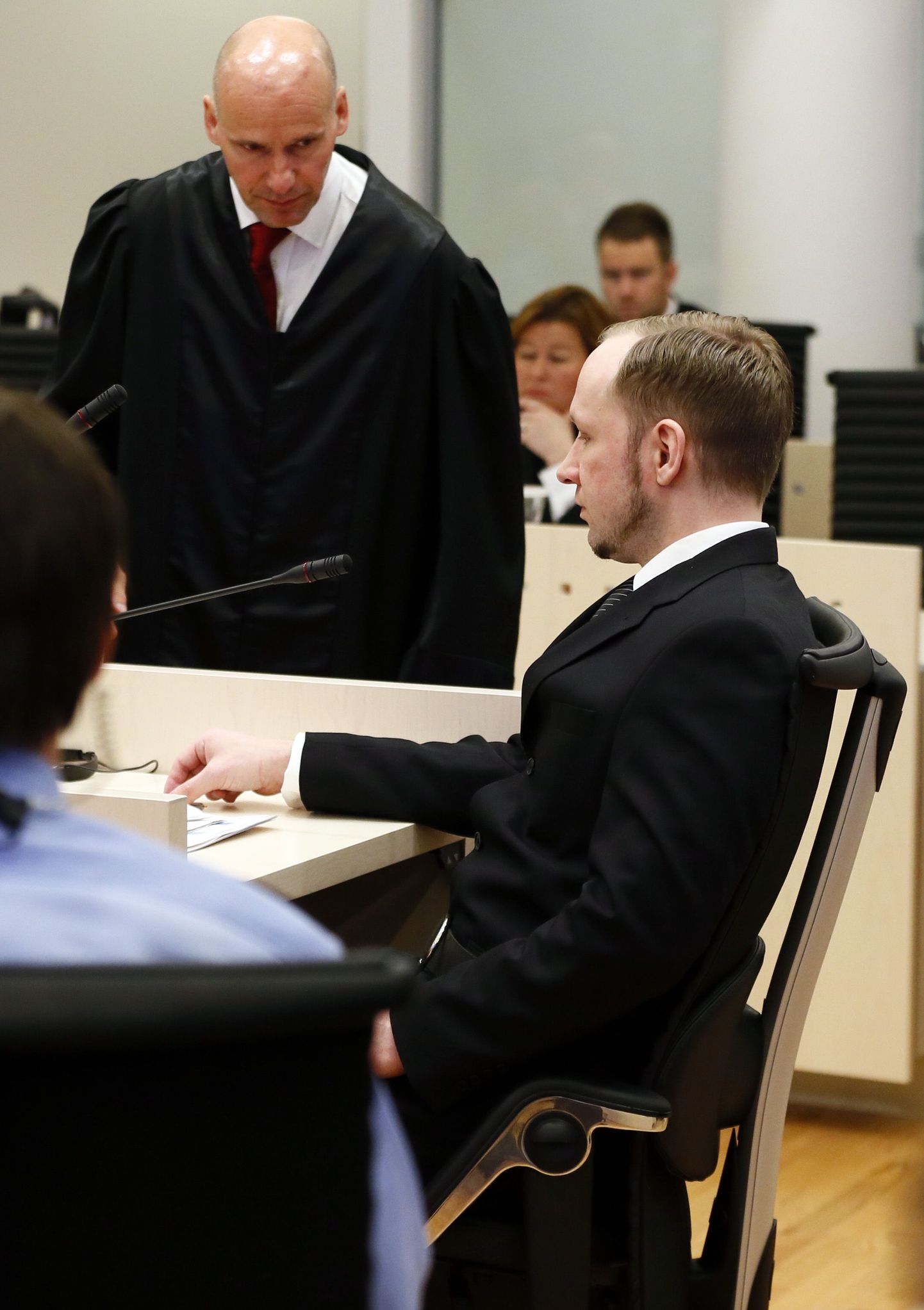 Advokaat Geir Lippestad ja massimõrvar Anders Behring Breivik