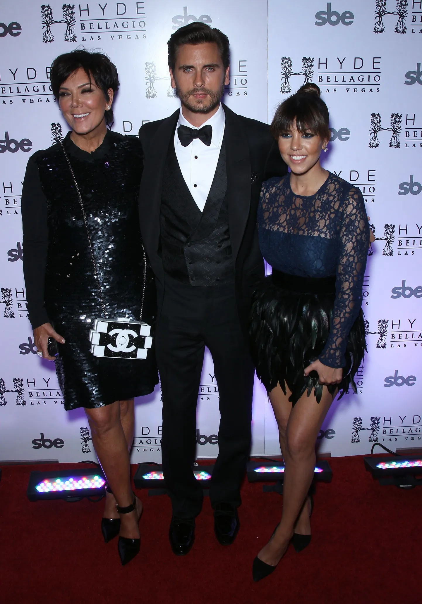 Kris Jenner, Scott Disick ja Kourtney Kardashian 2013. aastal
