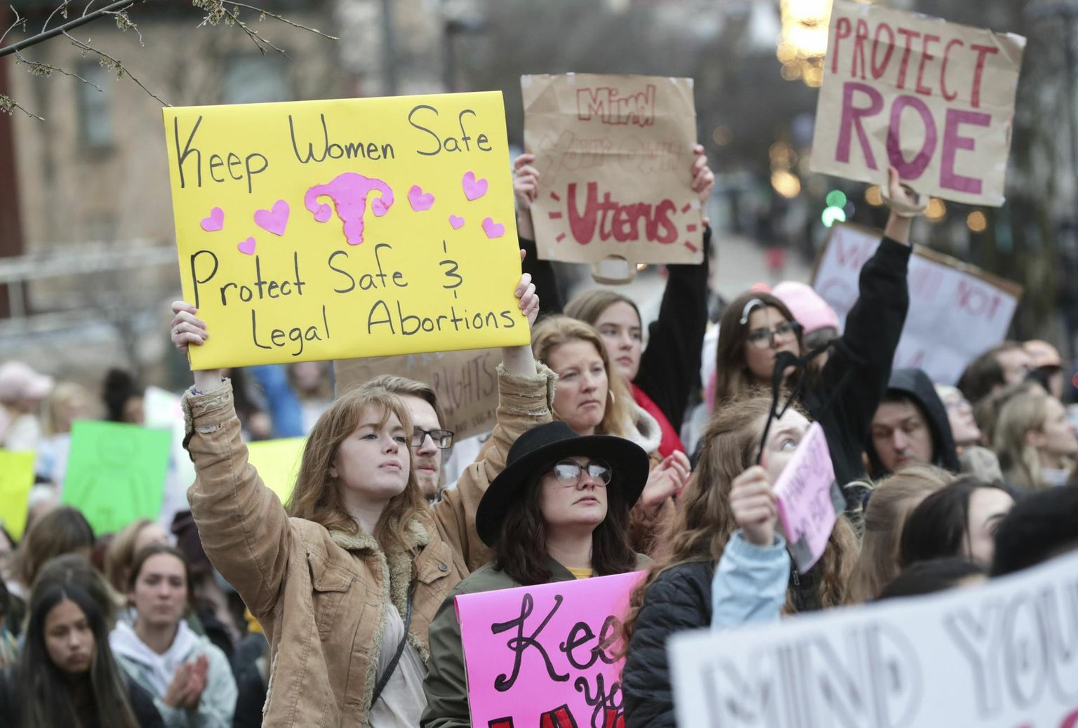 Abordiõiguse kaitseks korraldatud meeleavaldus Wisconsini osariigi pealinnas Madisonis. 