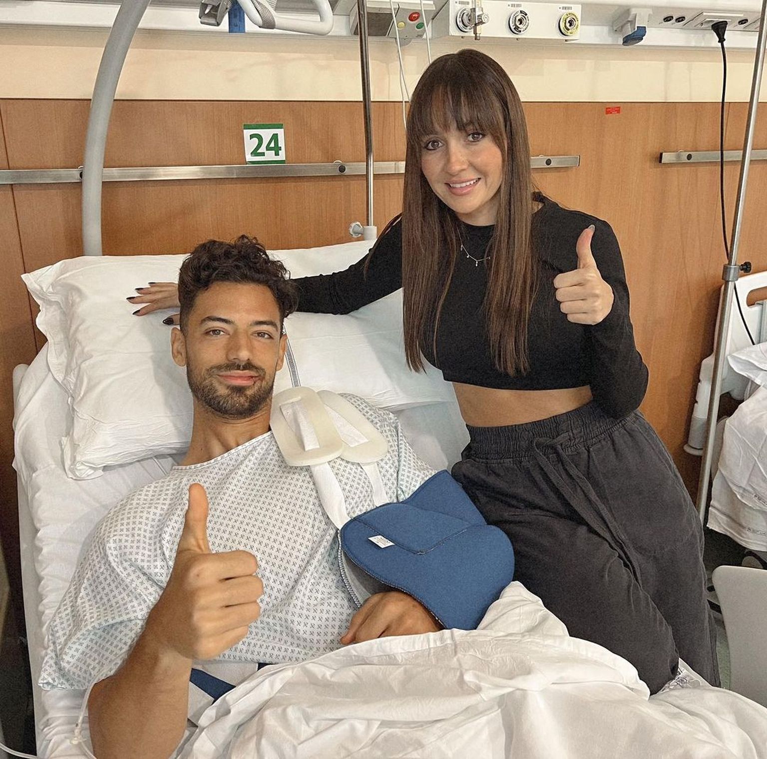 Pablo Mari koos oma elukaaslasega.